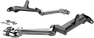 Ciro Frame Mounted Adjustable Standard Length Highway Peg Mount Without Footpegs In Chrome For Harley Davidson 2009-2021 Touring Models (60100)