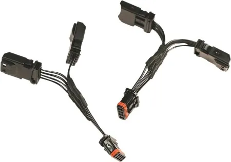 Ciro Front End Lighting Y-Connectors For 2014-2021 Touring Models (40095)