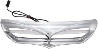 Ciro LED Lighted Fairing Vent Trim in Chrome Finish For 2014-2021 Touring Electra Glide & Street Glide Models (40010)