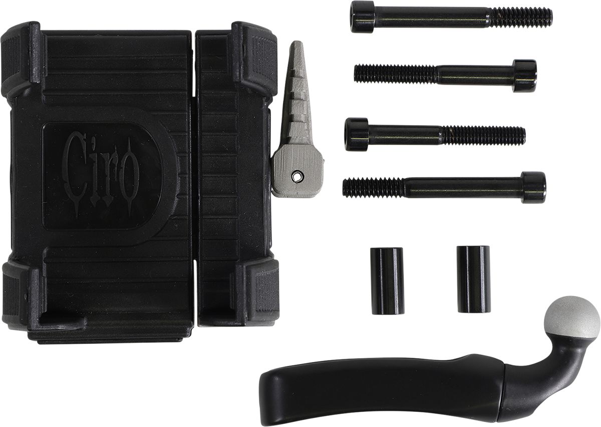 Ciro Smartphone/GPS Holder With Perch Mount Only in Black Finish (50311