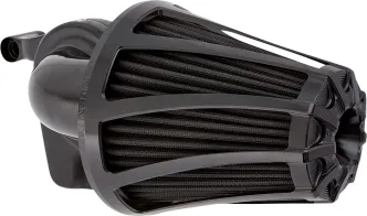 Arlen Ness Drift Monster Sucker Air Cleaner In All Black For Harley Davidson 2017-2023 M8 Touring Models (600-072)