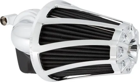 Arlen Ness Monster Drifter Air Cleaner In Chrome For Harley Davidson 2018-2024 Softail, 2017-2025 Touring & Trike (Gen 1) M8 Models (600-076)