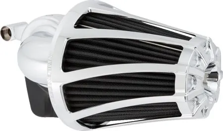 Arlen Ness Drift Monster Air Cleaner In Chrome For Harley Davidson 2008-2016 Touring & 2015-2017 Softail FLST & Dyna FXDLS Low Rider S Models (600-077)