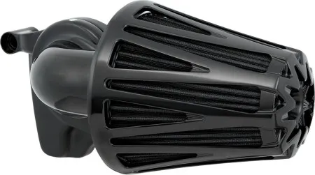 Arlen Ness Crossfire Monster Air Cleaner In All Black Finish For Harley Davidson 2017-2023 M8 Touring Models (600-084)
