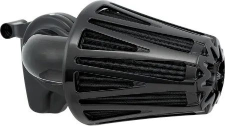 Arlen Ness Crossfire Monster Air Cleaner In All Black Finish For Harley Davidson 2008-2016 Touring & 2016-2017 FLST & FXDLS Models (600-085)