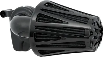 Arlen Ness Crossfire Monster Air Cleaner In All Black Finish For Harley Davidson 1999-2017 Twin Cam (Exc. E-Throttle & 99-01 FLT) (600-086)