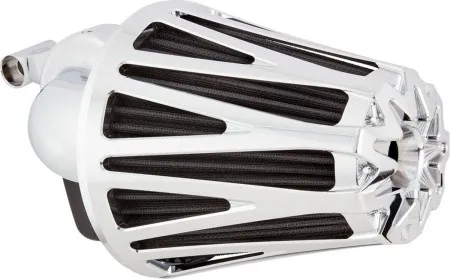 Arlen Ness Crossfire Monster Air Cleaner In Chrome For Harley Davidson 2008-2016 Touring & 2016-2017 FLST & FXDLS Models (600-089)