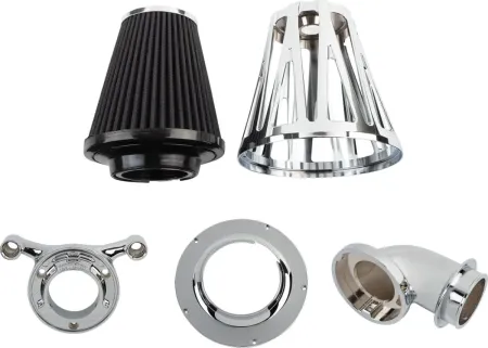 Arlen Ness Crossfire Monster Air Cleaner In Chrome For Harley Davidson 2008-2016 Touring & 2016-2017 FLST & FXDLS Models (600-089)