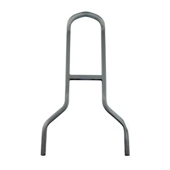 DOSS 16 Inch Tall And 8-3/4 Inch Wide Upright Sissy Bar in Chrome Finish (ARM331309)