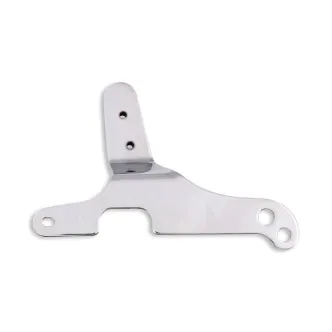 DOSS Rigid Mount Sissy Bar Side Plates in Chrome Finish For 1997-2008 FLHR, FLTR, FLHX Models (ARM841309)