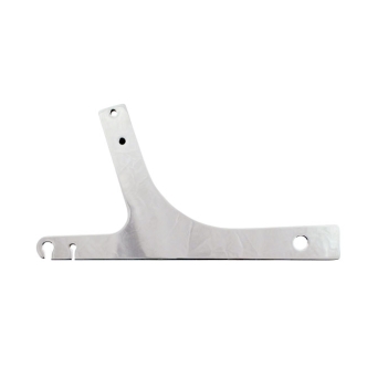 DOSS Rigid Mount Sissy Bar Side Plates in Gloss Black Finish For 1991-1995 Dyna (Excluding FXDWG) Models (ARM677409)