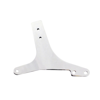 DOSS Rigid Mount Sissy Bar Side Plates in Gloss Black Finish For 1982-1994 FXR Models (ARM287409)