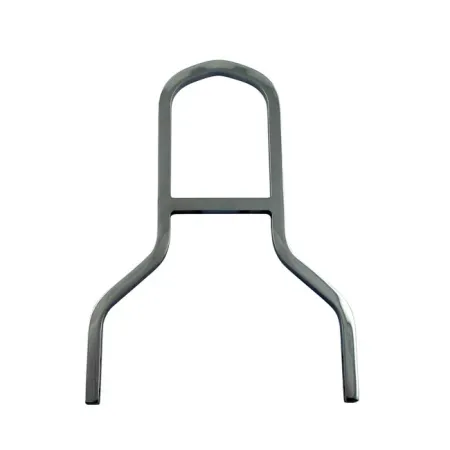DOSS 11 Inch Tall And 11-1/16 Inch Wide Upright Sissy Bar in Gloss Black Finish (80133B)