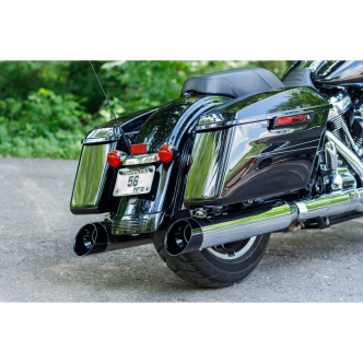 S&S Cycle 4.5 Inch MK45 Cutlass Slip-On Mufflers For Harley Davidson 2017-2023 Touring Models (550-1011)