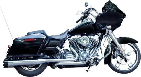 S&S Cycle 4.5 Inch MK45 Cutlass Slip-On Mufflers For Harley Davidson 1995-2016 Touring Models (550-1017)