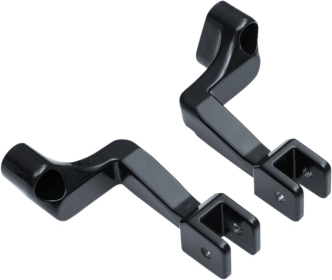 Kuryakyn Passenger Peg Mounts In Black For Indian 2014-2023 Models (Except Scout & FTR) Compatible With Chief, Chieftain & Challenger Models To Convert From Floorboards To Passenger Pegs (5830)