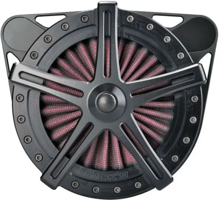 Ricks Motorsport Good Guys 2 Apollo 5 Air Cleaner Cover In Black For Rick's Motorcycles Good Guys 2 Air Cleaner Kit (07-45723-15)
