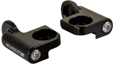 Ricks Motorcycles Sportster S Handlebar Side Mount Turn Signals In Black Powder Coated With Clear LED For Harley Davidson 2012-2025 Sportster S RH1250S Models (36-0010300-0)