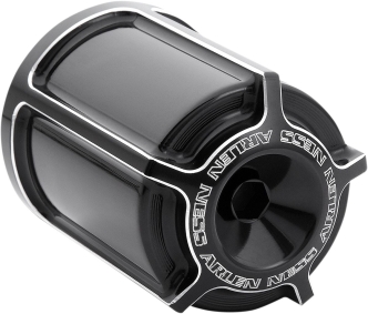 Ness Beveled Re-Useable Billet Oil Filter In Black (03-463)