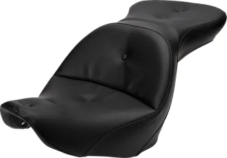 Saddlemen Explorer Road Sofa Touring Comfort Seat For Harley Davidson 2006-2009 FXST/B/S Standard & 2007-2017 FLSTF/B/S Fatboy Models (806-12-0291RS)