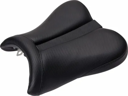 Saddlemen Carbon Fiber Track Solo Seat (With Matching Pillion Cover) For Suzuki 2008-2009 GSX-R 600/750 Models (0810-S019)