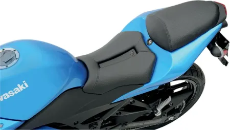 Saddlemen Carbon Fiber Track Solo Seat (With Matching Pillion Cover) For Kawasaki 2011-2019 ZX-10R Models (0810-K036)