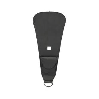 Mustang Tank Bib With Pouch Plain Black For Yamaha 2009-2017 V-star 950 & 2009-2017 V-Star 950 Tourer Models (93330)