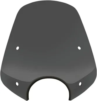 Memphis Shades Pop Top 16 Inch Tall Sportshield In Dark Black Smoke For 5-3/4 to 7 Inch Headlights (MEP55110)