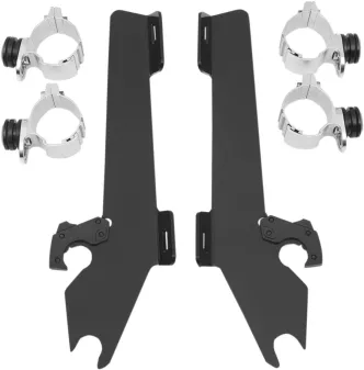 Memphis Shades Batwing Trigger-lock Kit In Black Finish For Honda Models (MEM8994)