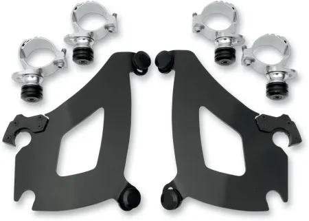 Memphis Shades Bullet Fairing Trigger Lock Mounting Kit in Black Finish For Honda Models (MEK1965)