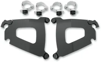 Memphis Shades Bullet Fairing Trigger Lock Mounting Kit in Black Finish For Honda Models (MEB1977)