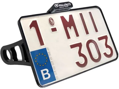Heinz Bikes Side Mount License Plate Holder (HBSKZ-TRBO-B)