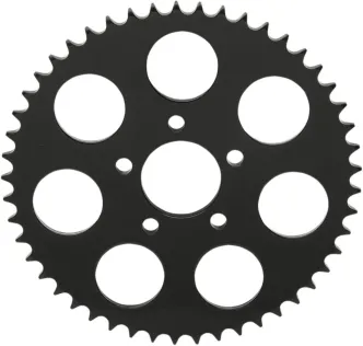 Drag Specialties 49 Tooth Gloss Black Rear Chain Sprocket For 2000-2022 HD Big Twin Models (16422EB)
