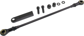 Drag Specialties 12 1/4 Inch Shifter Linkage With Arm Cover In Black Finish For  1990-2023 HD Big Twin and Touring Models (63203B)