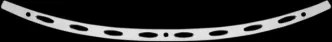 Memphis Shades Windshield Trim For Oem-fairing Ellipse Polished Stainless Steel For 1996-1998 HD Touring Models (MEM0946)