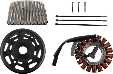 Drag Specialties Charging Kit With Chrome Regulator For 2017-2023 HD Touring Models (2112-1517)