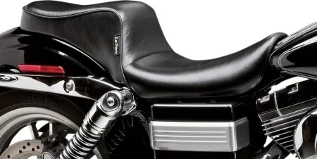 Le Pera Cherokee 2-Up Smooth Seat For Harley Davidson 1996-2003 Dyna Wide Glide Models (LN-023)