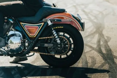 Legend Suspensions 13 Inch Revo ARC Remote Reservoir Shocks in Clear Finish for Harley Davidson 2014-2022 Touring Models (1310-1934)