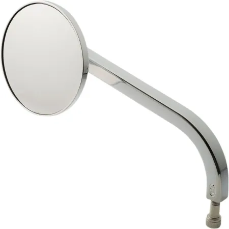 Joker Machine No. 7 Standard 3-1/4 Inch Round Mirror For Left Side In Chrome Finish (03-050-3L)