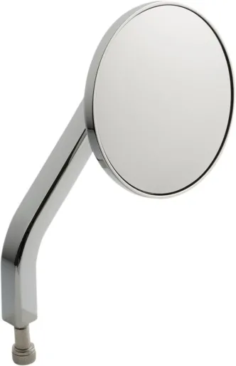 Joker Machine No. 7 OE 3-1/4 Inch Round Mirror For Right Side In Chrome Finish (03-051-3R)