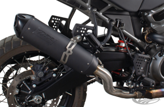 Two Brothers Racing Ceramic Black Coated Slip On Muffler For Harley Davidson 2021-2022 Pan America Models (005-5380409-B)