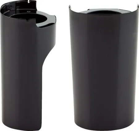 Arlen Ness Smooth Steel Fork Boots For Fat Tyre In Black For Harley Davidson 2014-2023 Touring Models (125-000)