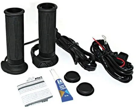 Koso 7/8 Inch Apollo Heated Grip in Black Finish (AX041010)