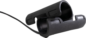 Koso Clip-On 12V X-Claw Rubber Heated Grips in Black Finish (AX1200M0)