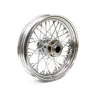 Doss 3.00 X 16 Front Wheel 40 Spokes Chrome For Harley Davidson 84-98 FLT, FLHT, FLHR, FLTR Models (ARM574875)