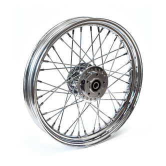 Doss 2.50 X 19 Front Wheel 40 Spokes Chrome For Harley Davidson 2000-2003 Dyna And 2000-2005 Sportster Models (ARM905875)