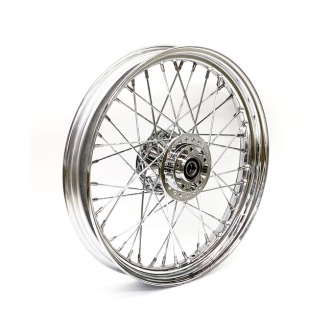 Doss 2.50 X 19 Front Wheel 40 Spokes Chrome For Harley Davidson 08-10 XL (ABS) Models (ARM215875)