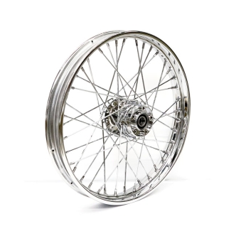 Doss 2.15 X 21 Front Wheel 40 Spokes Chrome For Harley Davidson 2008-2011 FXST,FLST/F,FXDWG (No ABS) (ARM515875)