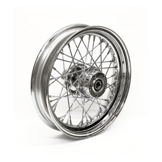 Doss 3.00 X 16 Front Wheel 40 Spoke Chrome For Harley Davidson 00-07 FLT, FLHT, FLHR, FLTR And FLHX  Models (ARM715875)