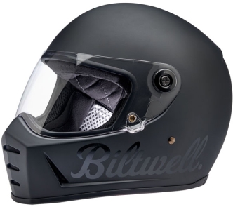 Biltwell Lane Splitter Helmet - Flat Black Factory - Size XS (1004-638-101)